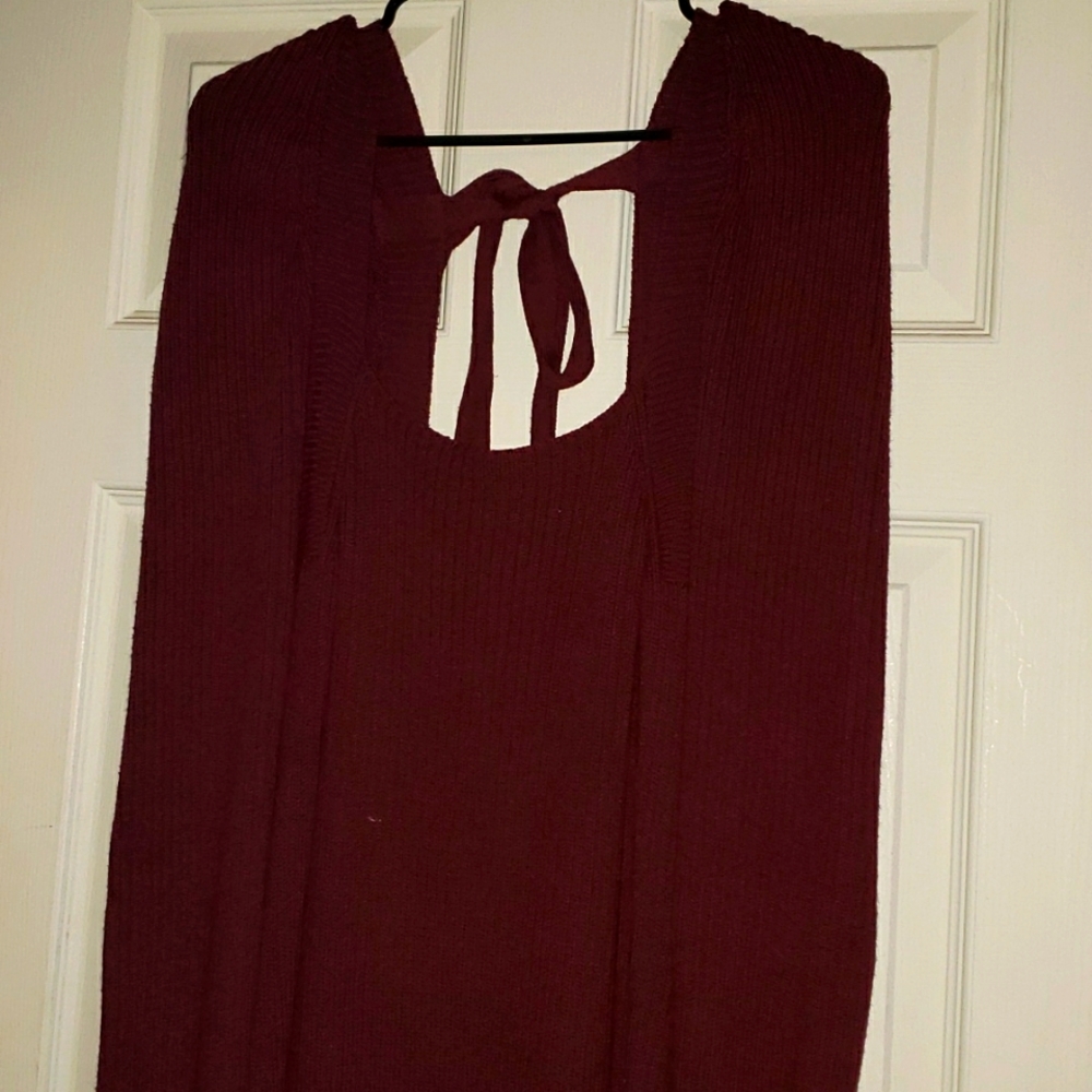Promesa 2XL maroon sweater dress